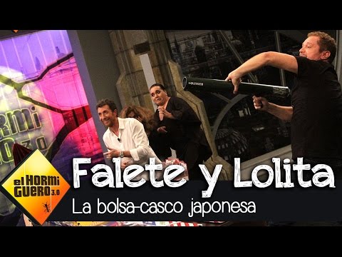 La bolsa-casco japonesa de El Monaguillo en El Hormiguero 3.0