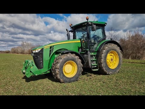 John Deere 8370R + SF1 + ikerkerék és művelőkerék szett (6325 üó.)