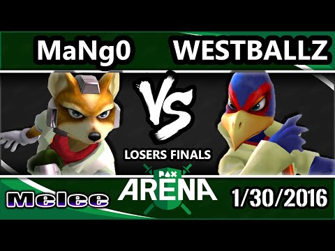 PAX South Arena - C9 Mango (Fox) Vs. Tempo | Westballz (Falco) SSBM LF - Smash Melee