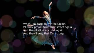 Michael Bolton - When I&#39;m Back on My Feet Again (lyrics)