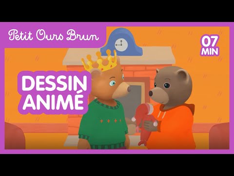 Petit Ours Brun 3D -  La galette des rois