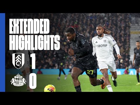 Extended Premier League Highlights | Fulham FC 1 - 0 Sunderland AFC
