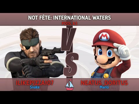 ilikepizza107 (Snake) vs neatus_doritus (Mario) - Not Fête: International Waters - Pool A3