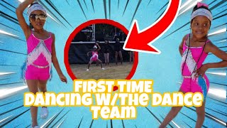 OUR FIRST TIME DANCING WITH THE DANCE TEAM | THE DENNIS SISTERS| VLOGTOBER