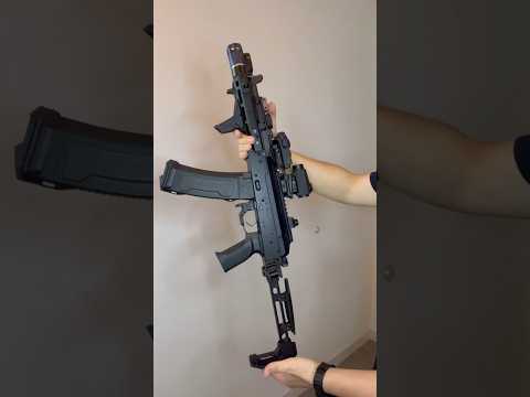 Future AK?!!, AKX Externel Build + Strike Industries #airsoft #airsoftrifle #airsoftcqb #pewgun #bb