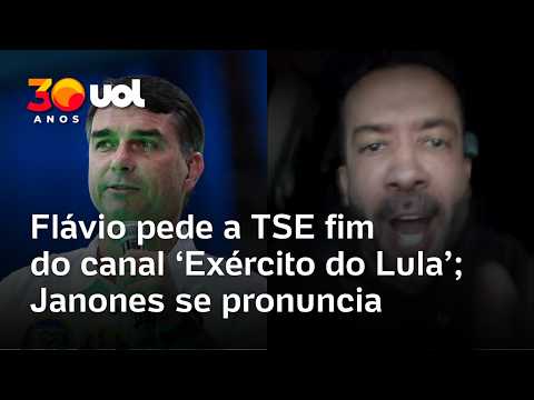 Flávio pede a TSE fim do canal ‘Exército do Lula’, com 3,2 mi no WhastApp; Janones se pronuncia