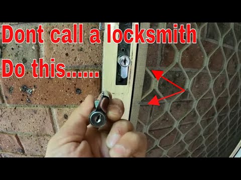 DIY lock and key replacement - Lost keys or lock not working