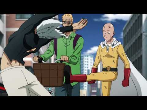 saitama kicks garou (English Dub)