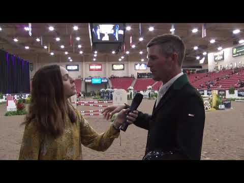 Nikolaj Hein Ruus & Crusador Z win the $36,000 1.45m Las Vegas National Winning Round