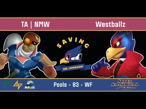 Saving Mr. Lombardi - NMW (Falcon) VS Wesballz (Falco) - SSBM - Pools B3 (WF)