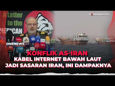 Waduh! Iran Ancam Putus Kabel Internet Bawah Laut di Hormuz | OneNews Update