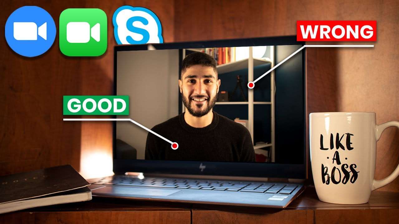 How to Look GOOD on VIDEO CALLS - Skype, Zoom, FaceTime | Video Interviews