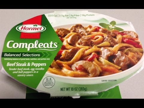 Hormel Compleats: Beef Steak & Peppers Food Review