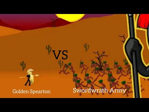 Golden Spearton VS Swordwrath  Army (Stick war legacy) | Kehmo |