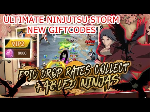 Ultimate Ninjutsu Storm New Giftcodes February - Naruto RPG Free VIP2