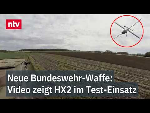 Neue Bundeswehr-Waffe: Video zeigt HX2 im Test-Einsatz - Drohnen-Arsenal aufgerüstet
