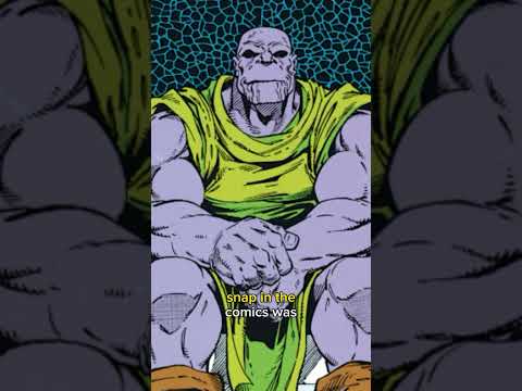 Why Thanos Snapped #marvelcomics #thanos #shorts