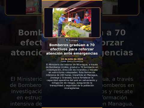 Bomberos gradúan a 70 efectivos para reforzar atención ante emergencias