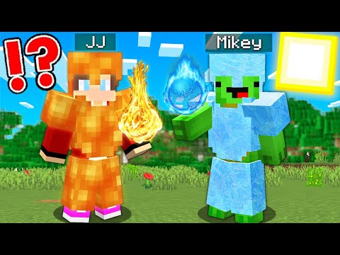 JJ and Mikey - LAVA And ICE Armor Speedrunner VS Hunter JJ VS Mikey - in Minecraft Challenge (Maizen Mizen Mazien)