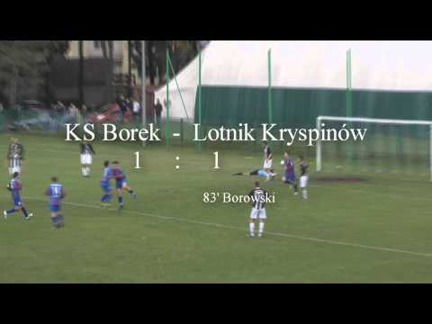 Borek - Lotnik Kryspinów (bramki) 8 październik 2011