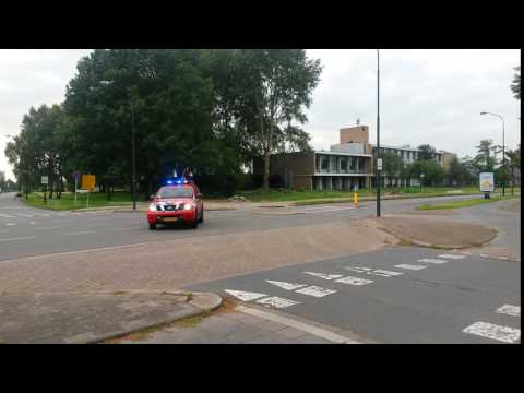 Officier van dienst 06-7591 komt ter plaatse bij spoorwegongeval Holthuis Apeldoorn.