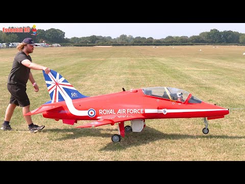 GIANT #rc Red Arrows BAe Hawk and F86 Super Sabre (Az Aerosports) | Southern Model Show 2024