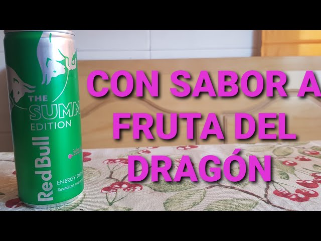 Vídeo relacionado con Red Bull Bebida Energética, Fruta Del Dragón, 24 x 250 ml