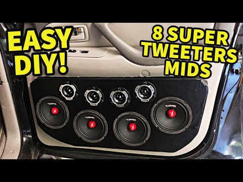 Easy Custom Door Panels! *No Fiberglassing Needed* | DS18 Super Tweeters/Mids | Project Sequoia 2.0