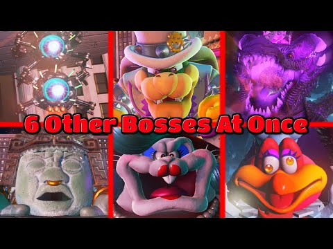 What If You Fight 6 Other Bosses At The Same Time?! - Super Mario Odyssey