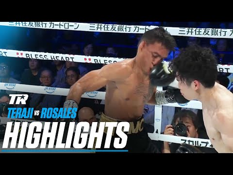 Kenshiro Teraji Cracks Cristofer Rosales' Nose In TKO Win | FIGHT HIGHLIGHTS