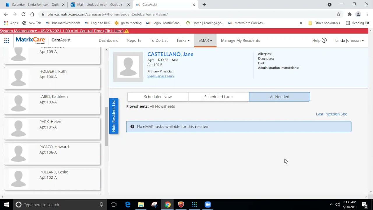 Matrix Licensed nurse training for CareAssist 0