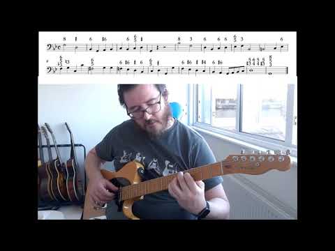 Baroque improvisation: partimento realisation (Fenaroli book 1, no 2)