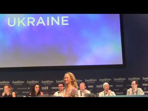 ESCKAZ in Stockholm: Jamala (Ukraine) press-conference