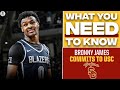 EVERYTHING YOU NEED TO KNOW About Bronny James Committing To USC I CBS Sports