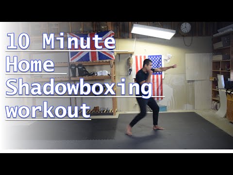 10 min FAT LOSS Shadowboxing Workout for Beginners at Home (Follow Along!) (2020)