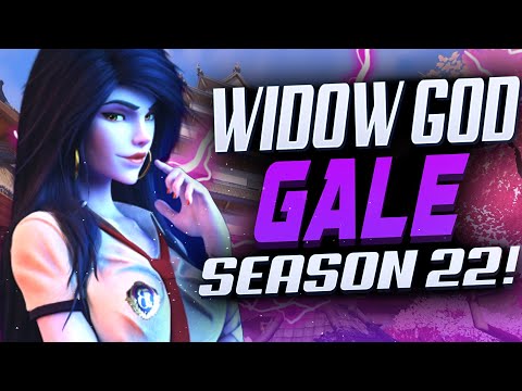 GALE TOP 500 WIDOW GAMEPLAY! [ OVERWATCH SEASON 22 ]