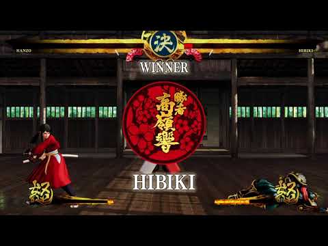 Samurai Shodown-Hibiki Takane VS hanzo