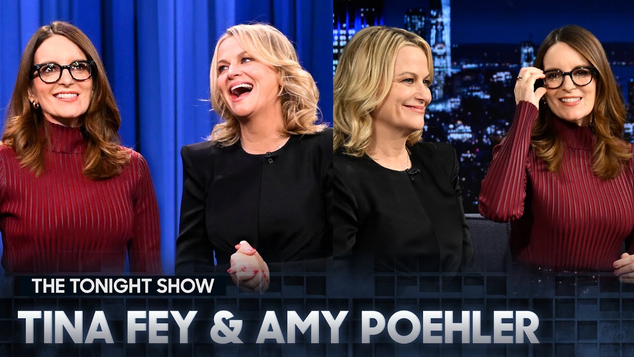 Tina Fey and Amy Poehler Challenge Jimmy to a Joke-Off and Reminisce on the SNL Mom Jeans Sketch