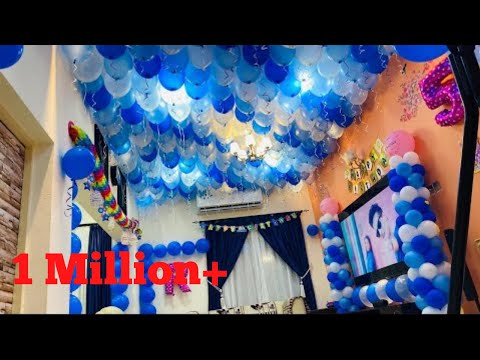 YouTube video about: How many balloons to decorate a room?