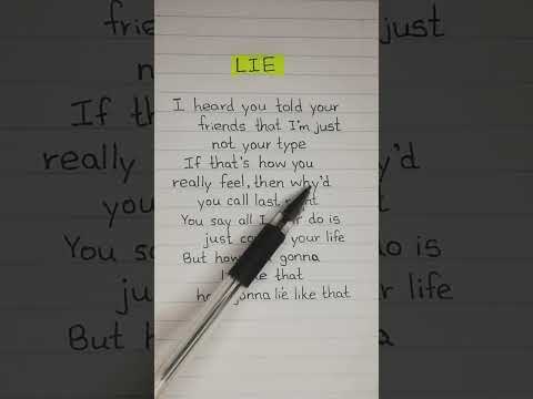 Lie Lyrics