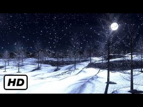 2 HOURS of Relaxing Snowfall: Beautiful Falling Snow - The Best Relax Music 1080p HD
