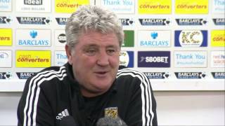 preview picture of video 'Hull City manager Steve Bruce prepares for FA Cup quarter-final against Sunderland'