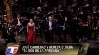 Jose Carreras Argentina 2010 LUNA PARK,"EL DÚO DE LA AFRICANA" con Rebeca Olvera (6)