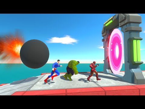 Triple Cannon Trap – Can Superheroes Reach the Evolution Gate and Defeat Zombie Shin Godzilla?