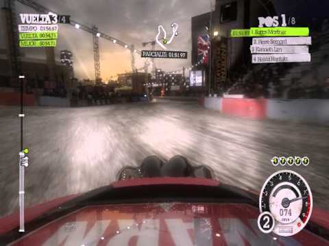 Colin McRae DiRT 2 - Battersea Bridge, London - Mitsubishi Lancer EVO IX RallyCross
