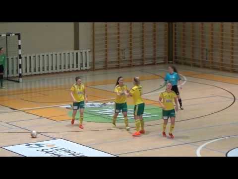 Naisten futsal-liiga 2016-2017 / FC Nokia vs. Ilves FS maalikooste 14.1.2017