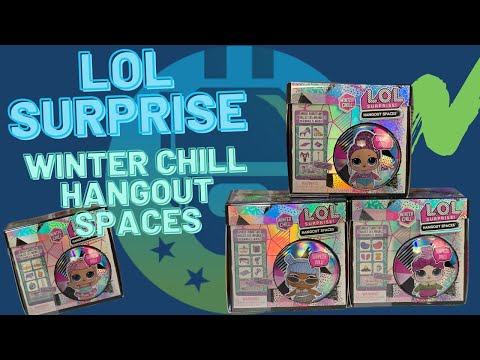 LOL Surprise Winter Chill Hangout Spaces Unboxing | The Upside Down Robot