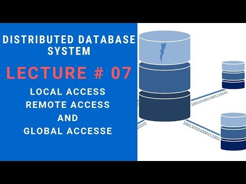 Local Access Remote Access and Global Access in DDS Lecture 07