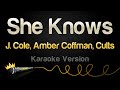 J Cole Amber Coffman Cults She Knows Karaoke Version