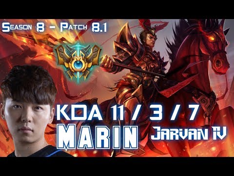 MaRin JARVAN IV vs JAYCE Top - Patch 8.1 KR Ranked
